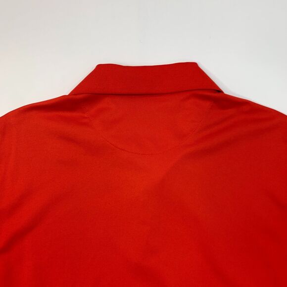Nike Golf Shirt Mens M Medium Red Short Sleeve FitDry Performance Polo - Picture 9 of 11